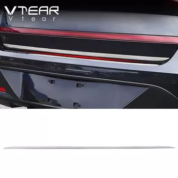 Накладка на заднюю дверь автомобиля Vtear, нижняя декоративная полоса задней двери, внешние детали, хромированные аксессуары для Hyundai Sonata 2021 2022