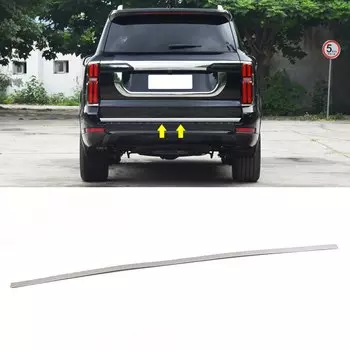 Накладка на заднюю дверь автомобиля, защитные детали из нержавеющей стали с защитой от царапин для WEY GWM Tank 500 T500 2023, автомобильные внешние аксессуары