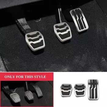 Накладки из нержавеющей стали для автомобильных педалей, накладки на педали для Ford Focus 2 3 4 MK2 MK3 MK4 RS ST 2005-2021 Kuga Escape 2009-2021