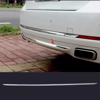 Накладки из нержавеющей стали на нижнюю крышку заднего бампера для BMW 7 серии F01 F02 2009-2015
