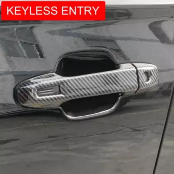 Накладки на дверные ручки из углеродного волокна для Subaru Forester Crosstrek XV Impreza с бесключевым доступом