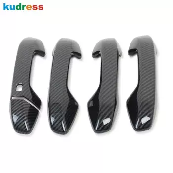 Накладки на дверные ручки из углеродного волокна для Kia Seltos 2019 2020 2021 2022 2023