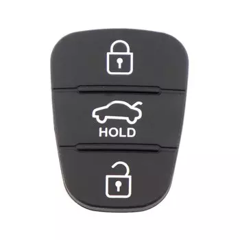 Накладки на кнопки для Hyundai I20 I10 I30 IX35 I35, резиновые накладки на ключ дистанционного управления для Kia K2 Picanto K5 Sportage Ceed Rio 3