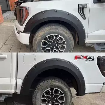 Накладки на крылья для Ford F150 F-150 2018 2019 2020 2021 2022, накладки на свод колеса, защита от брызг, наклейка, накладки на дверь