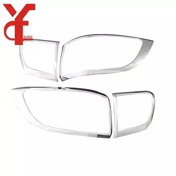 Накладки на задний бампер, матовые, черные, хромированные, серебристые задние фонари для Chevrolet TrailBlazer Holden 2016 2017 2018