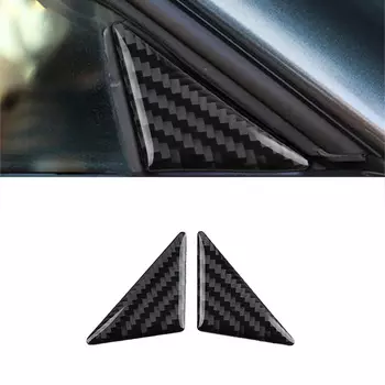 Наклейка A-pillar для Dodge Challenger 2015-2020, углеродное волокно, передняя стойка, фотоэлемент, наклейка, украшение автомобиля