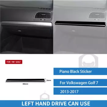 Наклейка Черная для Volkswagen Golf 7 GTI Mk7 2013 2014 2015 2016