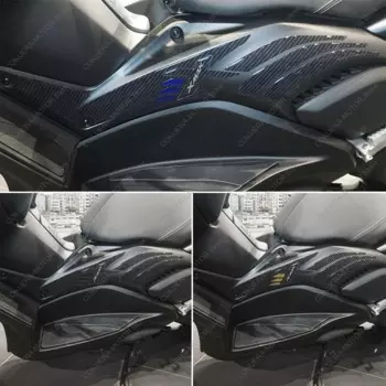 Наклейка для боковой защиты скутера, аксессуары для мотоциклов, 3D эпоксидная смола, Защитная Наклейка для Yamaha Xmax 125-300 2023, наклейка