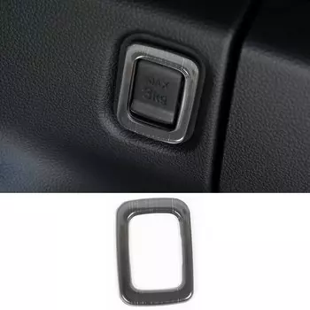 Наклейка для хранения перчаток в салоне автомобиля из нержавеющей стали с крючком и блестками для Haval H6 3rd Gen 2021 2022 2023 DHT-PHEV GT