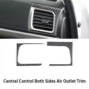 Наклейка для интерьера из углеродного волокна, Крышка центральной консоли для запуска одной кнопкой, автомобильные аксессуары для Toyota Highlander CROWN KLUGER 2015-2021