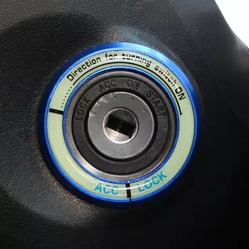 Наклейка для переключателя с кольцом для ключей для Hyundai Elantra Series Sorata Santa Fe Tucson Verna Ix25 Ix35 Ix30