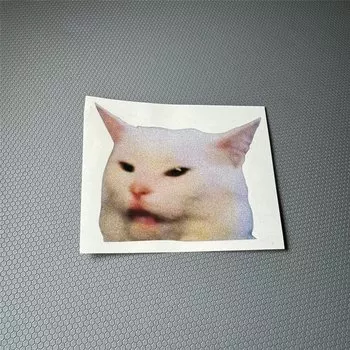 Наклейка для стайлинга автомобиля, милая забавная наклейка с подглядывающей кошачьей головой, мем, авто, ноутбук, велосипед, велосипедная аппликация, водонепроницаемая
