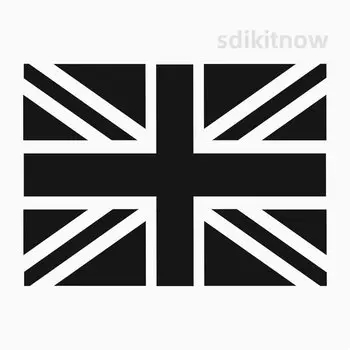Наклейка GB UK, флаг Великобритании, Англия, Юнион Винили, окно автомобиля, кузов, водонепроницаемая наклейка для BENZ AUDI RENAULT MINI BMW MG Bentley KIA