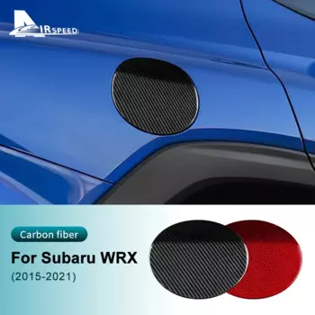 Наклейка из настоящего твердого углеродного волокна для Subaru WRX 2015 2016 2017 2018 2019 2020 2021, автомобильный топливный бак CapTrim LHD RHD, украшение