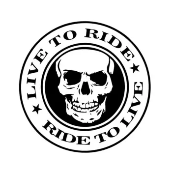 Наклейка Live to Ride, наклейка на мотоциклетный шлем, виниловый чоппер, байкерский декор, крутая графика, автомобильные аксессуары, Стайлинг, автомобильная наклейка