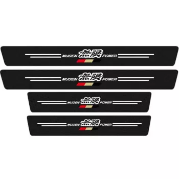 Наклейка Mugen Из Углеродного Волокна На Край Двери Для Honda Accord Civic Vezel CR-V City Jazz HRV-защитная Наклейка На Обши...