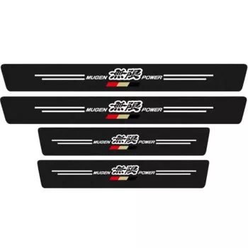 Наклейка Mugen Из Углеродного Волокна На Край Двери Для Honda Accord Civic Vezel CR-V City Jazz HRV-защитная Наклейка На Обши...