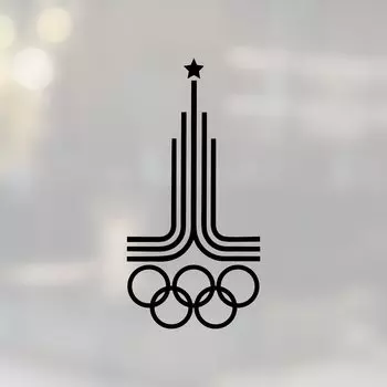 Наклейка на автомобиль Московская олимпиада