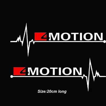 Наклейка на автомобильные окна с 4 движениями для Volkswagen GolfR Touareg TAYRGN TERAMONT Multivan Caravelle Passat R36 B8, 2 шт.