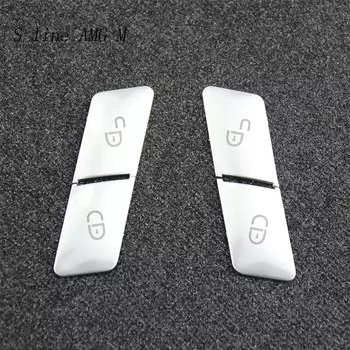 Наклейка на Автомобильный Дверной замок для Mercedes Benz GLA CLA GLK GLE CLS ML GL A B C E class W204 W207 W212 W166 W176 X156 C117