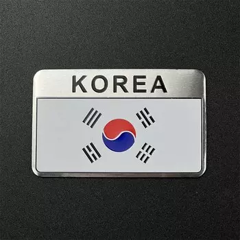 Наклейка на автомобиль с национальным флагом для SsangYong Tivoli Actyon Туризм Rodius Rexton, Korando Kyron Musso Sports XLV Tivolan предложенная стандартная наклейка