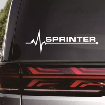 Наклейка на бампер для кузова автомобиля Mercedes Benz SPRINTER 2021 2023, 2 шт./партия, 20 см