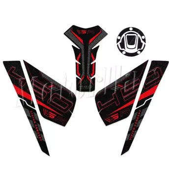 Наклейка на боковой бак мотоцикла 3 м, противоскользящая наклейка, защита для колена, наклейка, аксессуары, водонепроницаемые наклейки для CFMOTO CF moto 450SR 450 SR