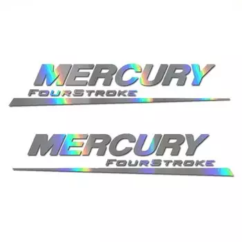Наклейка на четырехтактный подвесной двигатель Mercury