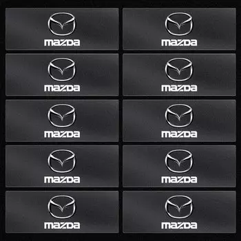 Наклейка на интерьер автомобиля, наклейки с центральным управлением, эмблема, значок для Mazda 2 3 5 6 8 Atenza CX5 CX-7 CX-9 MX-5 RX, аксессуары с логотипом автомобиля