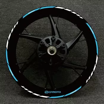Наклейка на колесо для мотоцикла, 17 дюймов, , полосатая лента, аксессуары для CFMoto 150NK 250SR 300NK 300SR 400NK 400GT 650NK 650GT 650MT