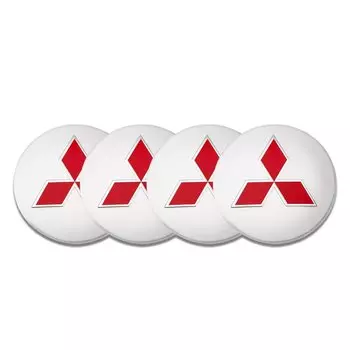 Наклейка на колпачок колеса, стикер для MITSUBISHI Ralliart Lancer Competition Outlander ASX AIRTREK, 4 шт., 56 мм