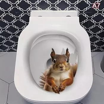 Наклейка на крышку унитаза JETTING