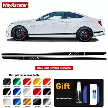 Наклейка на крышу автомобиля Mercedes Benz W204 C63 AMG C Class S204, из углеродного волокна