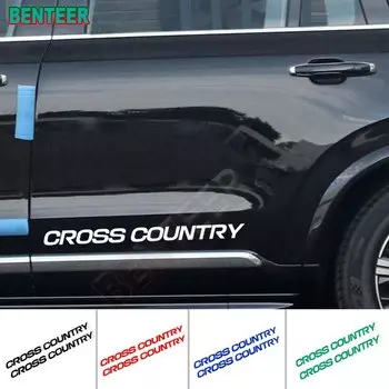 Наклейка на кузов автомобиля Для Volvo C30 C70 V40 V50 V60 V70 V90 S40 S60 S80 S90 XC40 XC60 XC70 XC90 AWD T6, 2 шт.