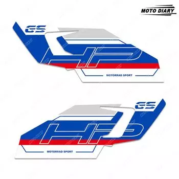 Наклейка на мотоцикл, боковой обтекатель, тройные черные наклейки, водонепроницаемые для R1200 GS R1250 GS R1200GS R1250GS, тройной черный 2017-2024