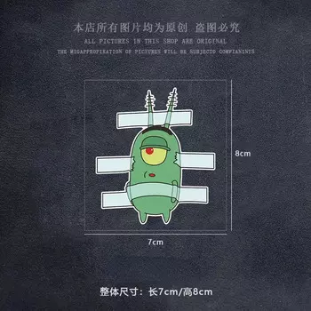 Наклейка на мотоцикл Губка Боб