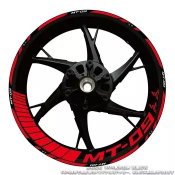 Наклейка на обод колеса, полосатая лента для YAMAHA MT09 MT-09 2017 2018 2019 2020 2021 2022AnoleStix, отражающее мотоциклетное колесо