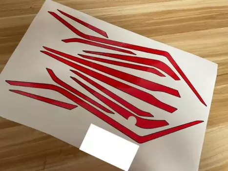 Наклейка на обтекатель кузова мотоцикла, накладки на бак, газовая наколенница, тяговая наклейка, протектор для CBR650R cbbr650r R