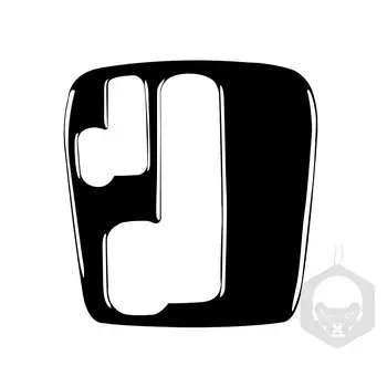 Наклейка на панель переключения передач автомобиля для Porsche Cayenne S Gts Turbo 2003-2010, черное украшение для пианино, аксессуары для интерьера