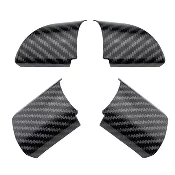 Наклейка на панель рулевого колеса из АБС-пластика для Ford Focus 2 MK2 2005-2011, Стайлинг автомобиля, внутренние молдинги, автомобильные наклейки