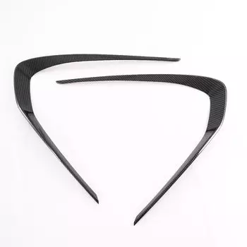 Наклейка на переднюю противотуманную переднюю панель автомобиля из углеродного волокна для Changan UNIT UNI-T 2021 2022 2023 2024, декоративные аксессуары для украшения от царапин