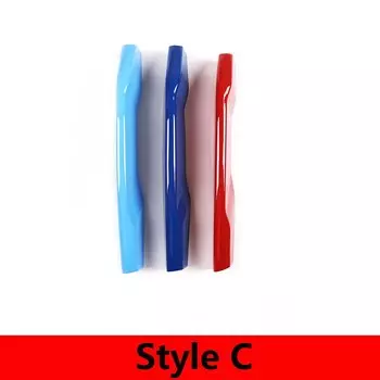 Наклейка на переднюю решетку автомобиля для BMW X5 G05 2019-2022, ABS, серебристая, без ночного видения