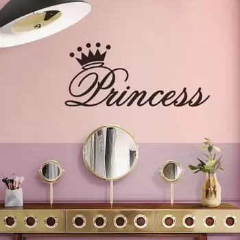 Наклейка на стену Princess Crown HonC