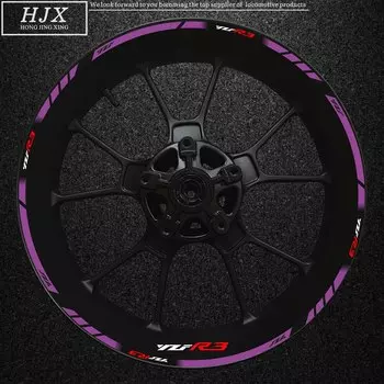 Наклейка на ступицу колеса 17 дюймов с логотипом мотоцикла Yamaha Yzf R3