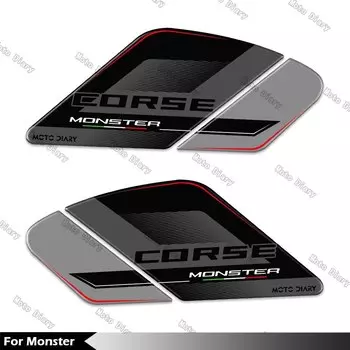 Наклейка на топливный бак мотоцикла, крышка масляного газа, 3D наклейка, защитная крышка, водонепроницаемая для Monster 797 821 1200 R 1200 S
