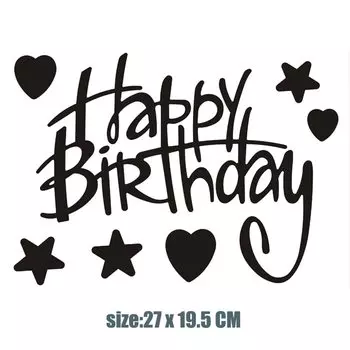 Наклейка на воздушный шар единорог