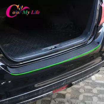 Наклейка на задний бампер автомобиля, защита багажника, Стайлинг автомобиля для Chevrolet Cruze 2009-2017, Malibu Trax, для Ford Focus 2, 3, 4, MK2, MK3, MK4