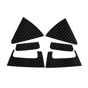 Наклейка на заднюю дверную ручку автомобиля из углеродного волокна, наклейка на чашу для Honda HR-V HRV Vezel 2015-2020, декоративные аксессуары для стайлинга дверей