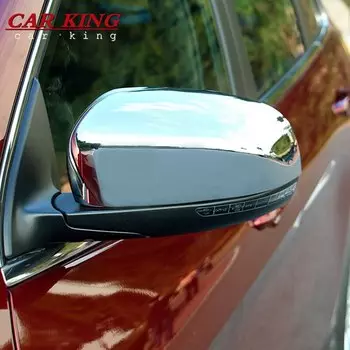 ABS Chrome для Jeep Cherokee KL 2014 2015 2016 2017 2018, рамка зеркала заднего вида автомобиля, накладка, наклейка, внешние аксессуары, 2 шт.