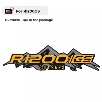 Наклейка-наклейка для багажа для BMW R1200GS R1250GS R 1200GS R 1250GS ADV GSA 40-й алюминиевый боковой ящик Adventure 40th